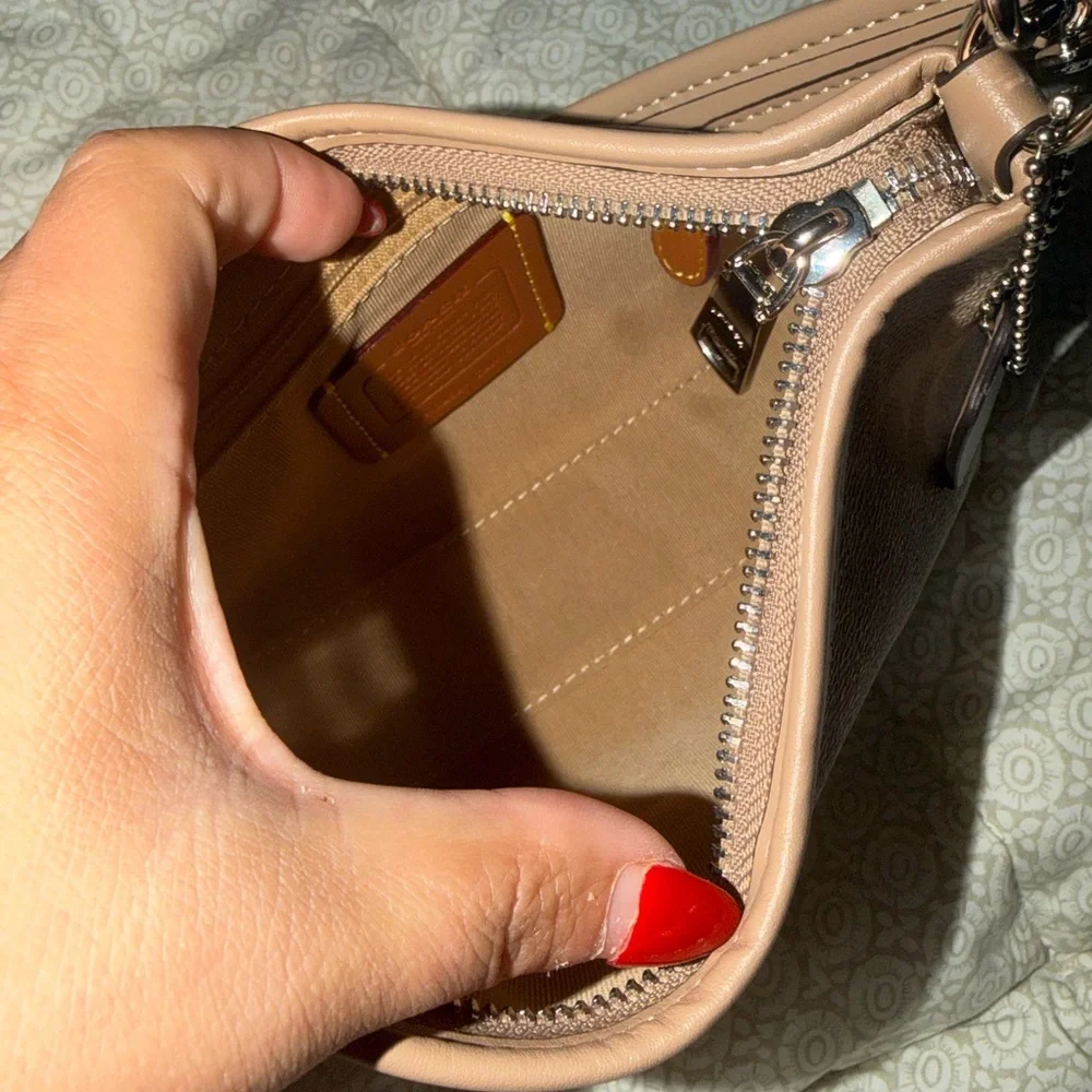 Coach Beige Signature Shoulder Bag and Crosboody - Picture 5 of 5